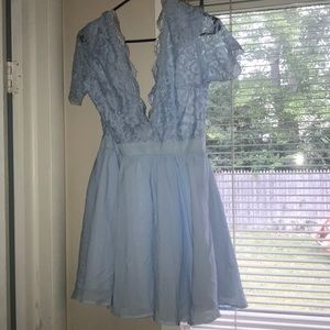 Baby Blue Homecoming Dress